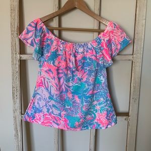Lilly Pulitzer S Ruffle Top